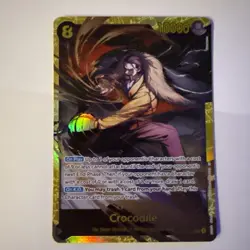 Crocodile OP14-120 SEC Secret Rare The Azure Sea’s Seven One Piece - Image 1