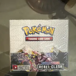 Pokemon Rebel Clash Booster Box Sword and Shield Trading Card Game 820650816819 - Image 1