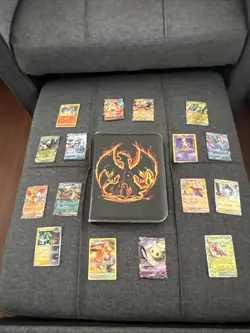 Good Condition Pokemon Binder with rare Cards - Image 3