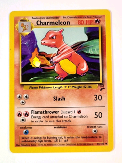 Near Mint Vintage Pokemon Card 2000 Pokemon TCG - Base Set 2 - Charmeleon 35/130 - Image 1
