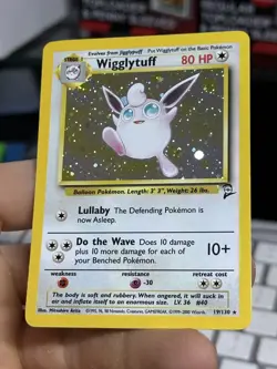 Wigglytuff 19/130 Base Set 2 2000 Holo Rare WOTC Pokemon Card TCG - Image 5