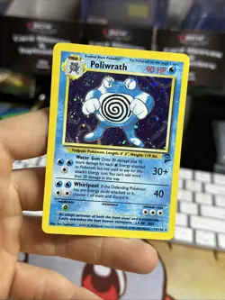 #3 Poliwrath 15/130 Base Set 2 2000 Holo Rare WOTC Pokemon Card TCG - Image 3