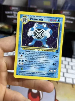#3 Poliwrath 15/130 Base Set 2 2000 Holo Rare WOTC Pokemon Card TCG - Image 4