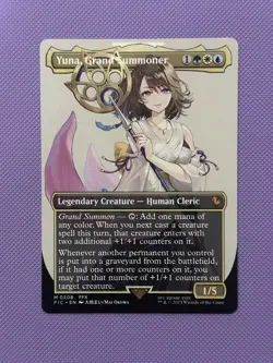 Yuna Grand Summoner Borderless LP Magic The Gathering Card - Image 1