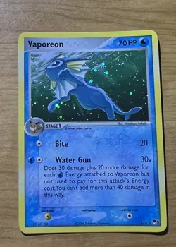 Vaporeon 6/17 - Holo Foil Rare - Pop Series 3 Promo 2006 - Pokemon Card - Image 1