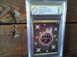 Pokemon vmax gold secret graded art sr fighting energy 233/198 v gx ex Card b2 - Image 1