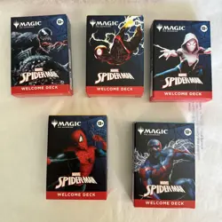 SDCC Comic-Con 2025 Magic The Gathering MTG x Spider-Man Welcome Deck Set - Image 1