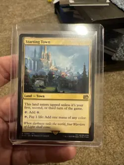 Starting Town 0289 Regular Land Magic the Gathering Final Fantasy - Image 1