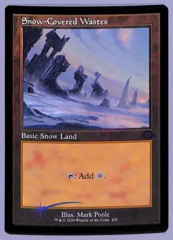 Snow-Covered Wastes - Retro Frame - Foil - 439 - Modern Horizons 3 (MH3) MTG - Image 1