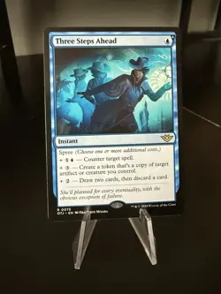 MTG Three Steps Ahead Outlaws of Thunder Junction Promo Pack NM - Image 1