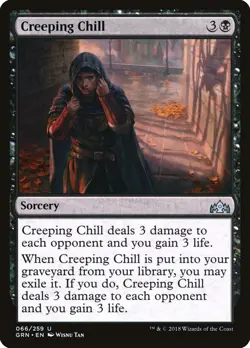 Creeping Chill Guilds of Ravnica MTG NM - Image 1
