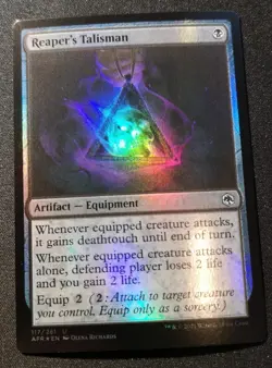 Reaper's Talisman - Foil - AFR - MTG - EN - NM - 117/281 - Image 1
