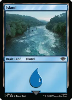 148 Basic Lands MTG Lord Of The Rings Bulk - Image 1