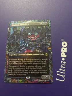 Krang & Shredder (Borderless) Teenage Mutant Ninja Turtles Foil Near Mint Magic - Image 1