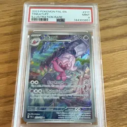 Pokemon TCG 2023 Paldea Evolved Tinkatuff 217/193 IR Holo PSA 9 - Image 2
