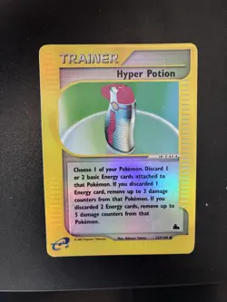 Pokemon Hyper Potion 127/144 Reverse Holo Skyridge LP - Image 1
