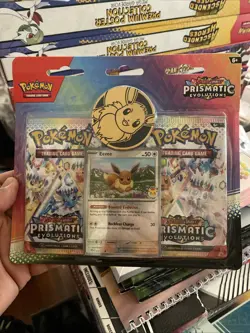 🔥Pokemon S&V: Prismatic Evolutions - EEVEE BLISTER PACK (2 Boosters, Coin+)🔥 - Image 1