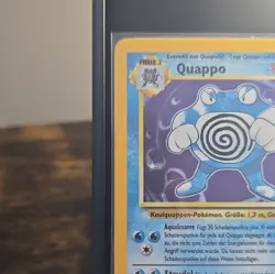 Pokemon TCG Quappo (Poliwrath) Base Set Holo Rare German 13/102 1999 - Image 5