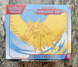 Pokemon Scarlet & Violet Paradox Rift Roaring Moon ETB Factory Sealed - Image 1