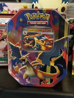 Pokemon TCG: Mega Charizard Y ex Tin, Brand New/Factory Sealed ✅ - Image 1
