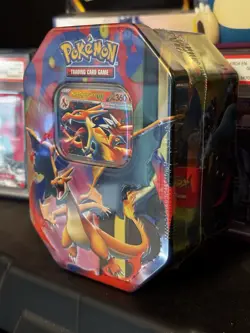Pokemon TCG: Mega Charizard Y ex Tin, Brand New/Factory Sealed ✅ - Image 2