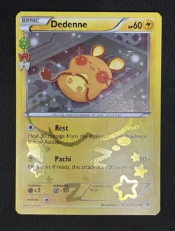 Dedenne RC10/RC32 Generations: Radiant Collection Pokemon LP Holo - Image 1