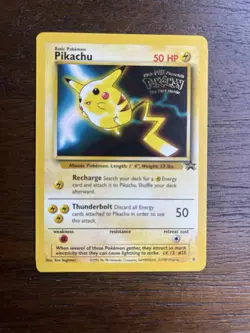 Pokemon Pikachu TCG The First Movie Edition Black Star Promo #4 - Image 1