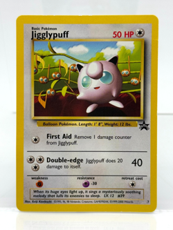 Pokemon TCG - JIGGLYPUFF Black Star Promo #7 - WoTC 1999 Vintage LP - Image 1