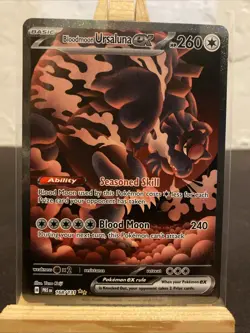 Pokemon TCG Bloodmoon Ursaluna EX Prismatic Evolutions - Image 1