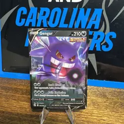 Pokemon Gengar V Ultra Rare SWSH08: Fusion Strike 156/264 NM - Image 1