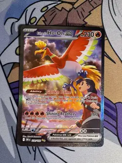 Pokemon TCG Ethan's Ho-Oh ex230/182 SIR Destined Rivals NM English - Image 1