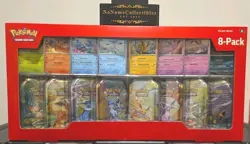 Pokemon TCG: Prismatic Evolutions Costco Mini Tins 8 Pack - New & Sealed - Image 1