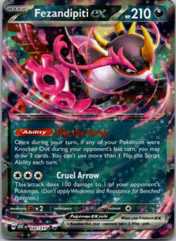 Fezendipiti ex 142/217 Ascended Heroes Double Rare Holo Pokemon TCG - Image 1