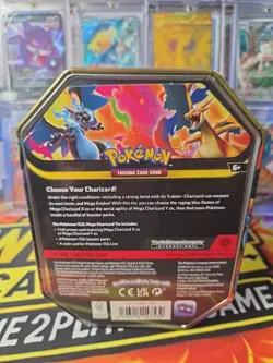 🔥🔥🔥Pokemon TCG: Mega Charizard X EX Tin Brand New Factory Sealed🔥🔥🔥 - Image 2