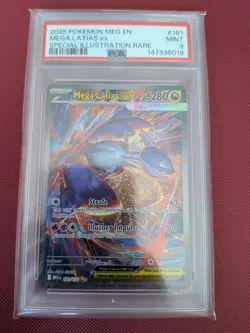 Mega Latias 181/132 PSA 9 Mega Evolution Pokemon TCG - Image 1