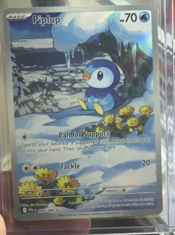 Piplup - Pokemon TCG - Illustration Rare 098/094 Mint Phantasmal Flames - Image 2