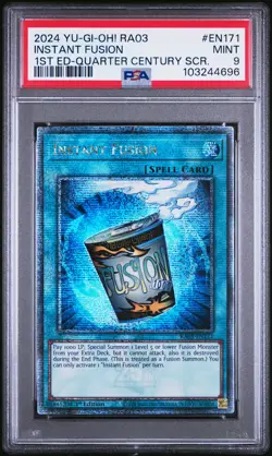 2024 YU-GI-OH! RA03-QUARTER CENTURY BONANZA #EN171 INSTANT FUSION PSA 9 - Image 1