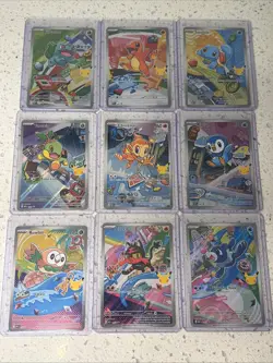 Pokemon 2026 First Partner Illustration Collection Series 1 Promos Set 9 Cards B - Image 1