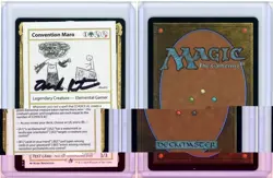 Convention Maro Playtest Card Signed By Mark Rosewater MTG - Image 3