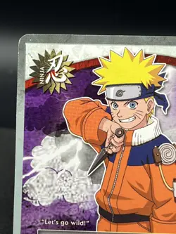 Shonen Jump Naruto Uzumaki Card Game CCG Promo 2002 Anime LP - Image 3