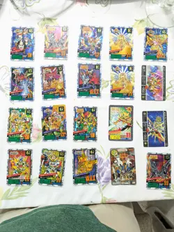 Vtg 20x Gundam Carddass Prism Card Lot - Image 1