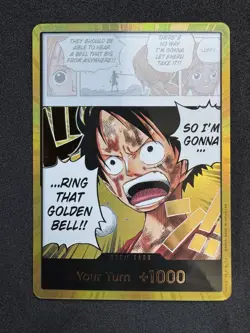 DON!! Card (Luffy) (Gold) Adventure on Kami's Island Foil OP-15 - Image 1