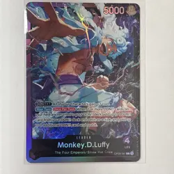 Monkey.D.Luffy OP09-061 ONE PIECE Tcg Card Game NM PURPLE/BLACK Leader - Image 1