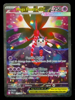 Pokemon MEGA FLOETTE EX 117/086 - Chaos Rising - SPECIAL ILLUSTRATION - Card C - Image 1