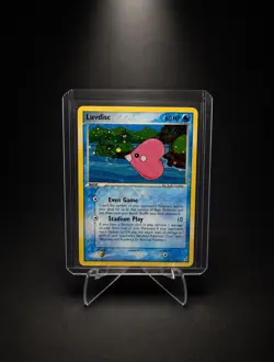 Luvdisc 7/100 Holo Pokemon Card EX Crystal Guardians SWIRL 💫 - Image 1