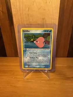 Luvdisc 7/100 Holo Pokemon Card EX Crystal Guardians SWIRL 💫 - Image 4