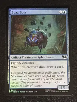 MTG Teenage Mutant Ninja Turtles Buzz Bots Foil 0032 NM - Image 1