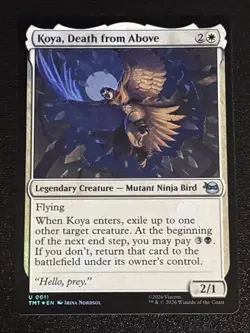 MTG Teenage Mutant Ninja Turtles Koya, Death from Above Foil 0011 NM - Image 1