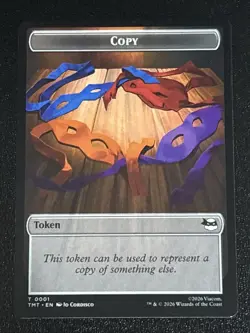 MTG Teenage Mutant Ninja Turtles Rat/Copy Double-Sided Token 0006/0001 NM - Image 2