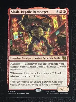 MTG Teenage Mutant Ninja Turtles Slash, Reptile Rampager 0108 NM Rare - Image 1